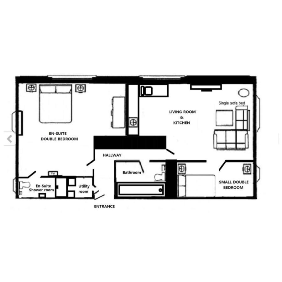 Glasgow City Centre Apartment Luaran gambar
